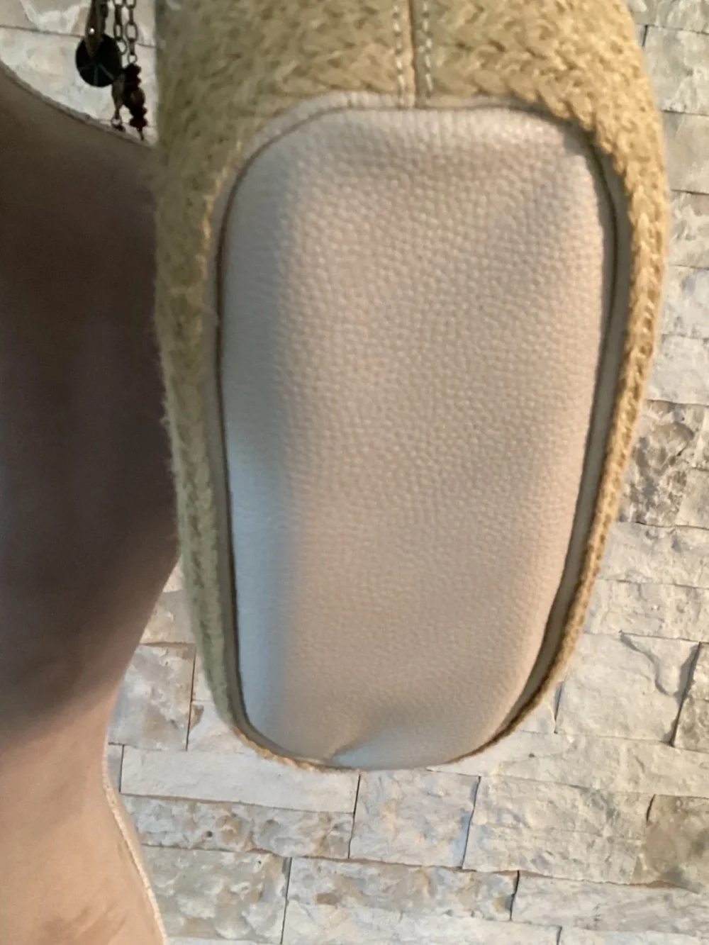 The Sak Sequoia Leather Hobo Bag colorway Coastal Block Espadrille